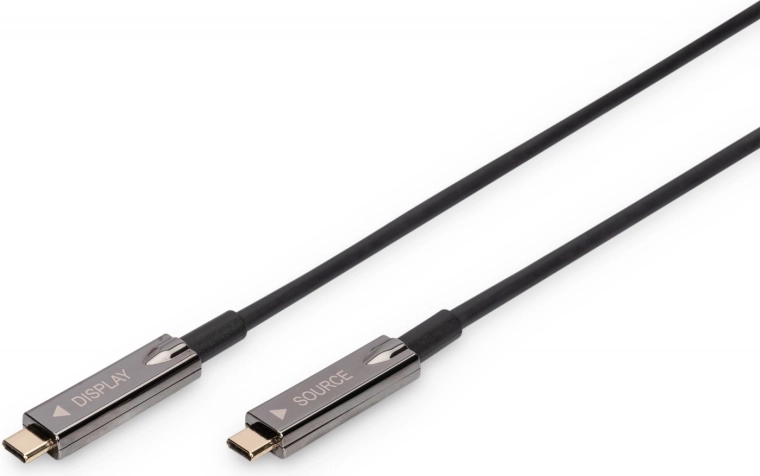 Hybrides aktives USB‑C–USB‑C‑Kabel 4K 60 Hz, 10 m