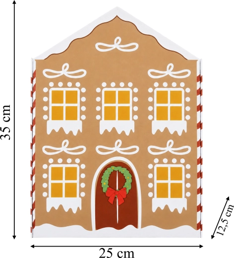 Christmas Advent Calendar House with Drawers