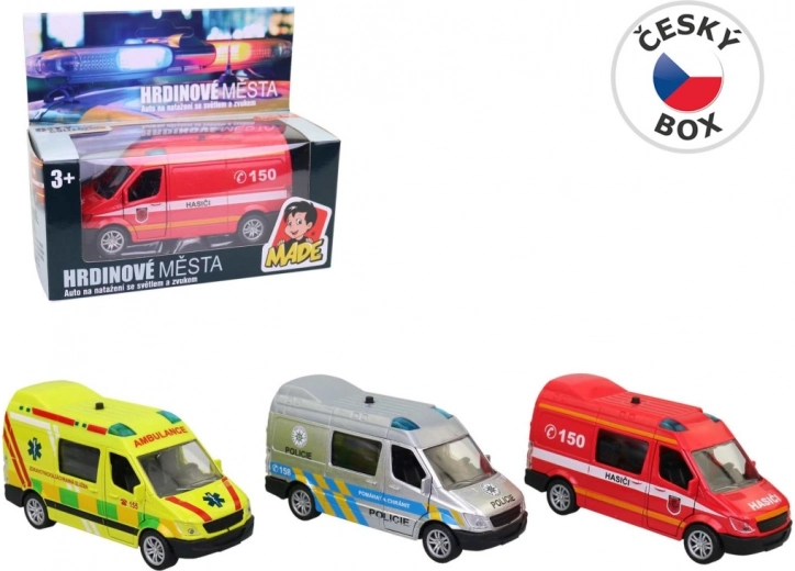 Rescue Car City Heroes – Ambulance, Police or Fire Truck
