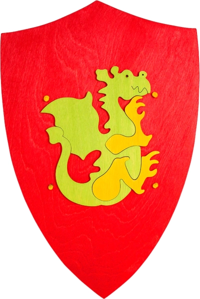 Fauna Wooden Dragon Shield