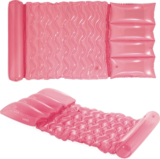 Matelas de plage gonflable INTEX rose 173 × 89 cm