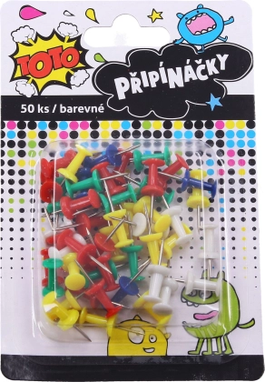 Punaises colorées 50 pcs