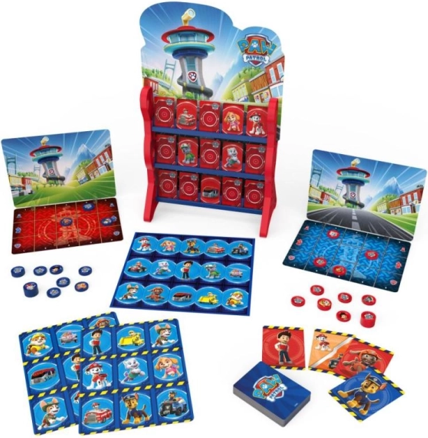 Paw Patrol Control Tower Board Game – Set of 8 Classic Games