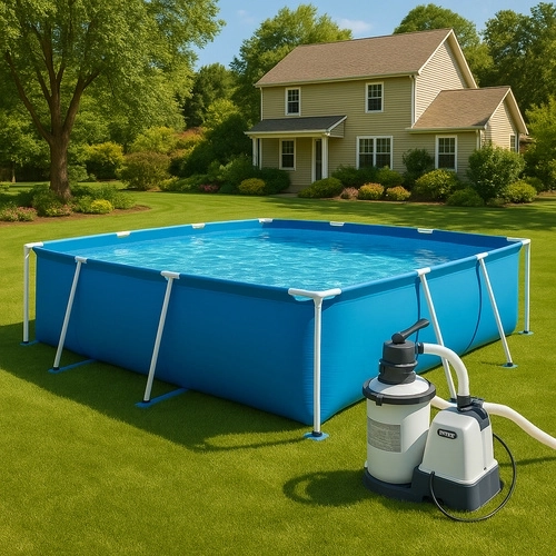 Convient aux piscines familiales Intex