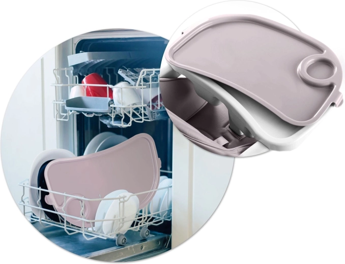 Plateau amovible avec insert, facile à nettoyer rapidement