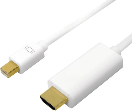 Câble Mini DisplayPort vers HDMI 4K blanc