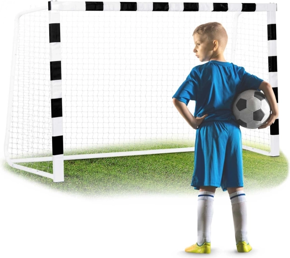 Voetbaldoel Neo-Sport 180 × 120 × 60 cm zwart-wit