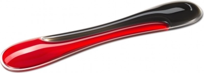 Repose-poignet en gel pour clavier Slim Duo Gel rouge