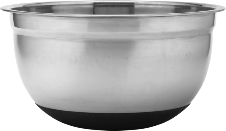 Altom Design roestvrijstalen keukenkom met antislip siliconen bodem 24 cm