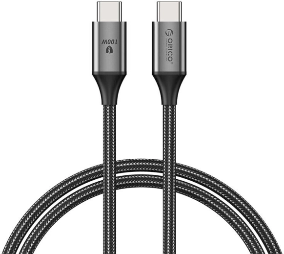 Orico USB‑C Kabel 100W USB‑C auf USB‑C, schwarz
