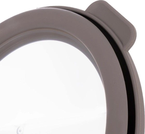 Lid with transparent window and sealing