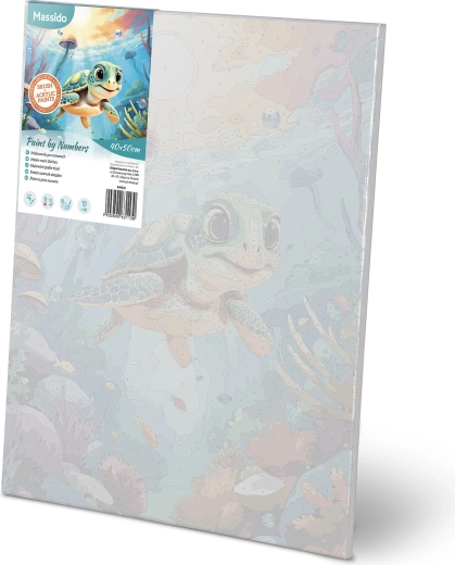 Clear numbering for carefree painting