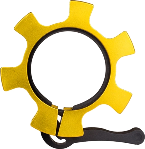 Conception en aluminium durable finition or