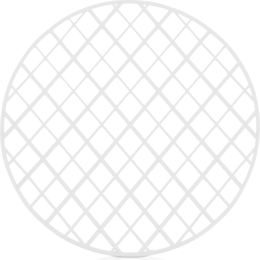 Ronde beschermmat voor gootsteen 32,5 cm wit
