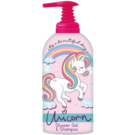 Unicorn douchegel en shampoo 2-in-1 voor kinderen 1 l