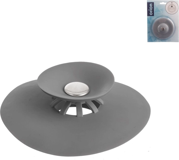 Gummistopfen für den Abfluss 10 cm – grau