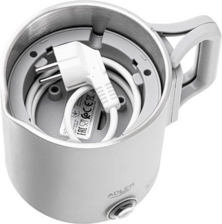 Poignée rabattable et base rangée à l’intérieur