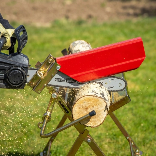 Anschlag für gleich lange Holzstücke