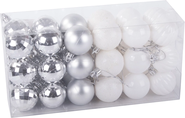 Elegante wit-zilveren decoratie