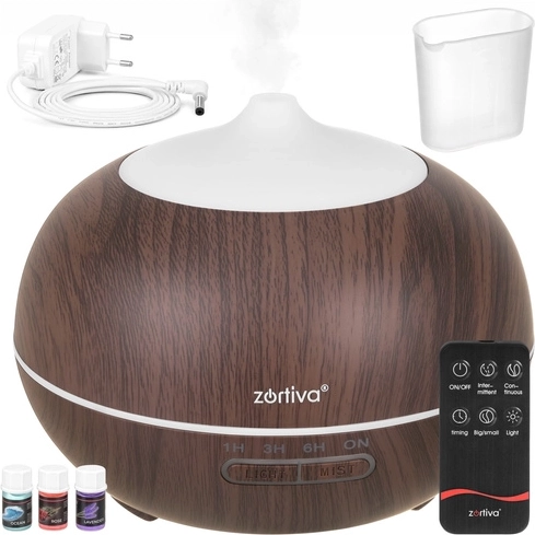 4-in-1: Befeuchtung, Aromatherapie, Ionisation und LED-Licht