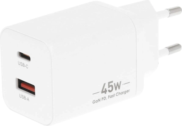 Snel opladen tot 45 W met GaN