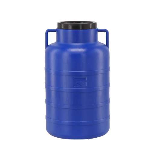 Récipient de fermentation en plastique 60 l avec couvercle et poignées en PEHD