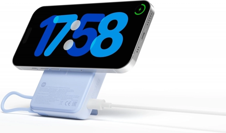 Magnetic charging and stand in one