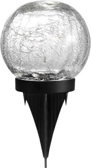 Lampe solaire de jardin SUPERFIRE avec capteur crépusculaire 600 mAh