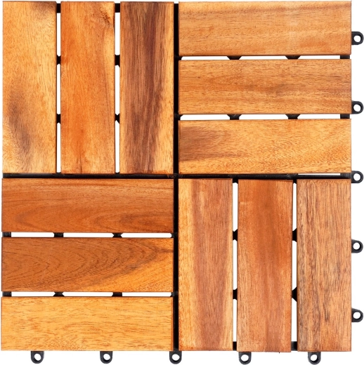 Natürliches Akazienholz mit widerstandsfähiger Oberflächenbehandlung