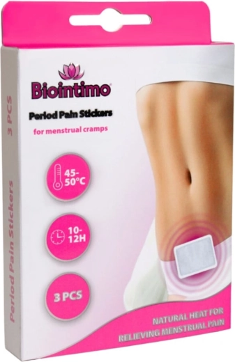 Biointimo Wärmepflaster gegen Menstruationsschmerzen (3 Stk.)