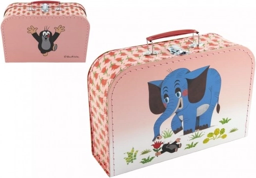 Children's suitcase with the motif of the Mole and the Elephant