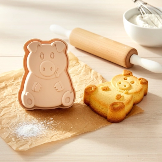 Indrukwekkende 3D‑vorm van een biggetje