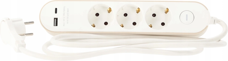 Double USB : charge via USB-A et USB-C