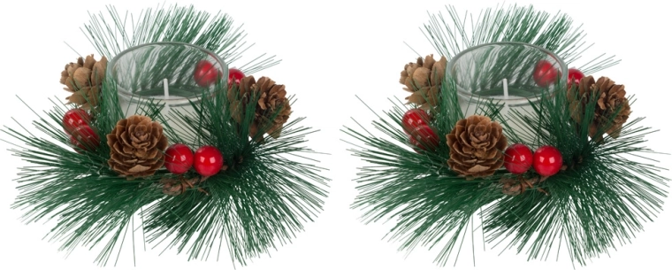 Twee kant-en-klare kerstdecoraties