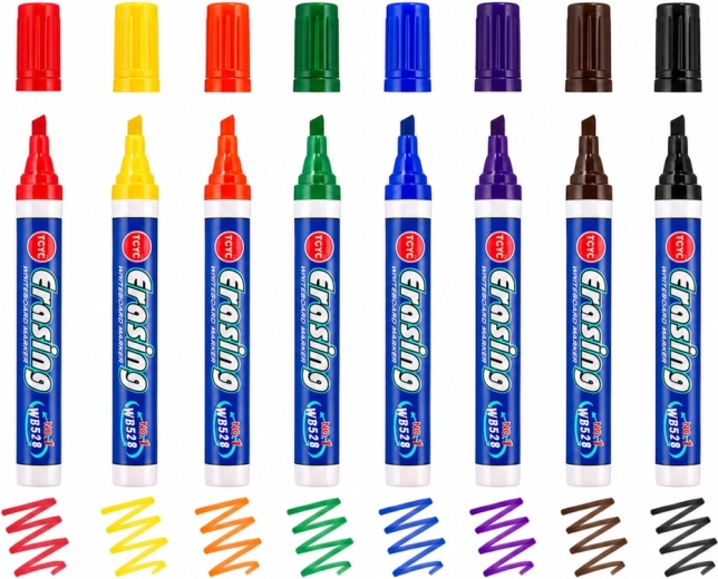 Acht kräftige Farben