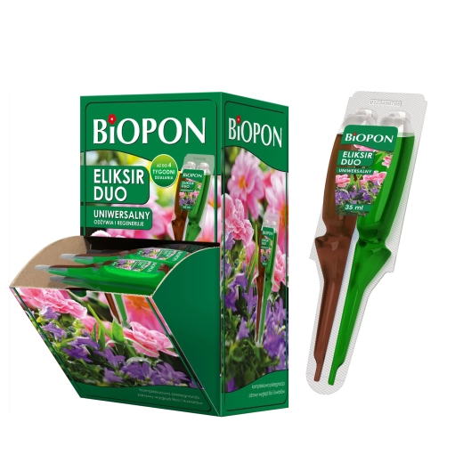 Biopon elixer duo universele tweecomponenten vloeibare meststof 35 ml