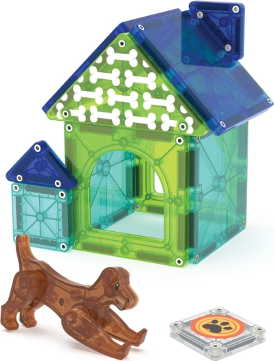 Adorable niche pour chien avec figurine de chien