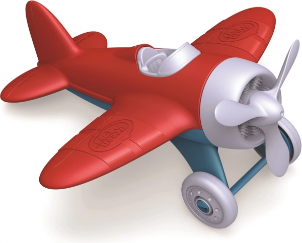 GREEN TOYS Recycled Plastic Airplane – Red