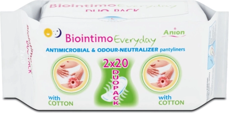 Biointimo Anion duopack inlegkruisjes voor dagelijks gebruik 40 stuks