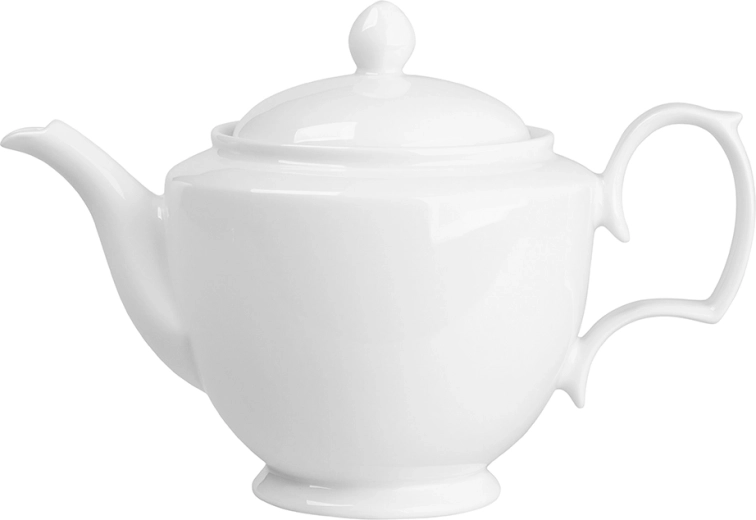 MariaPaula Klasyka théière en porcelaine blanche 1,2 l