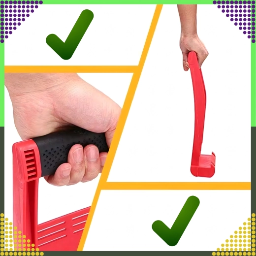 Ergonomische, antislip handgreep