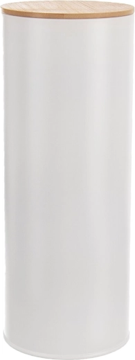 Orion Whiteline Metal Food Storage Canister with Bamboo Lid 2.65 l