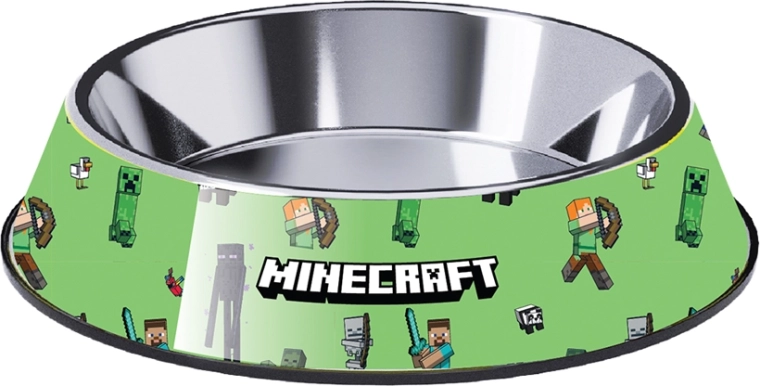 Mangeoire Minecraft pour animaux de compagnie 22 cm