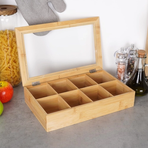 8 Fächer für perfekt sortierte Tees