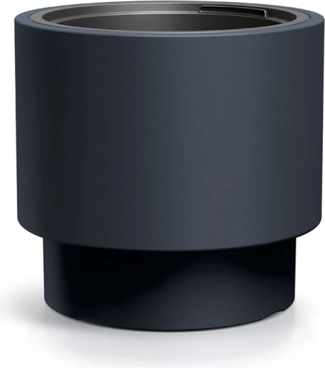Pot de fleurs avec insert 39,5 cm anthracite