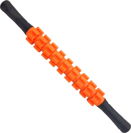 Merco massage- en revalidatiestok Roller Stick 47,5 cm oranje