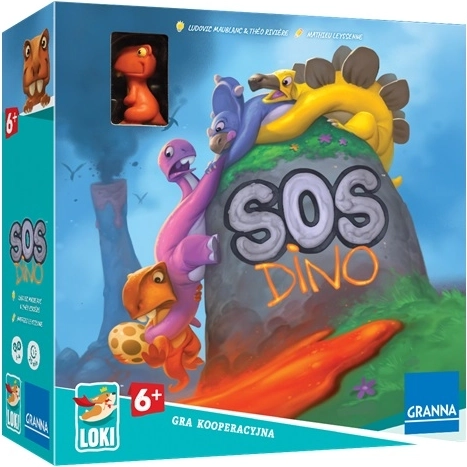 Loki SOS Dino – jeu de société coopératif - 1 pièce