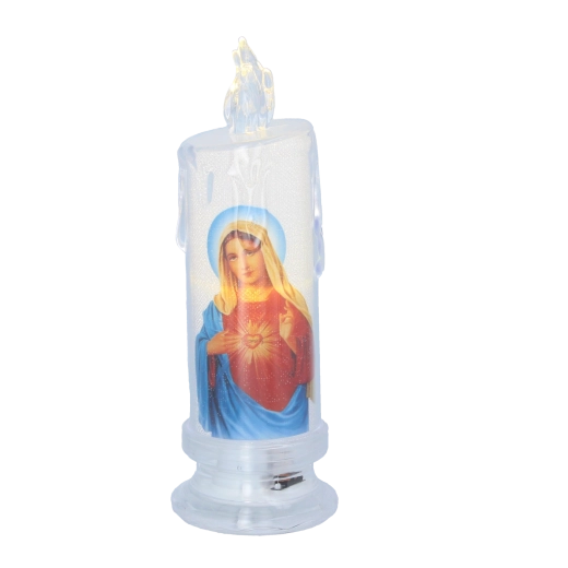 Assorted set of 12 pieces with two Virgin Mary motifs