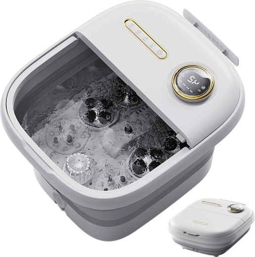 Foldable Foot Spa Massager PRO Hydro 500, Black