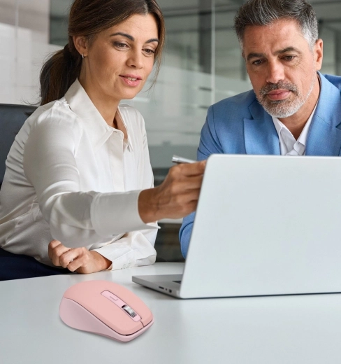 One mouse, up to three devices